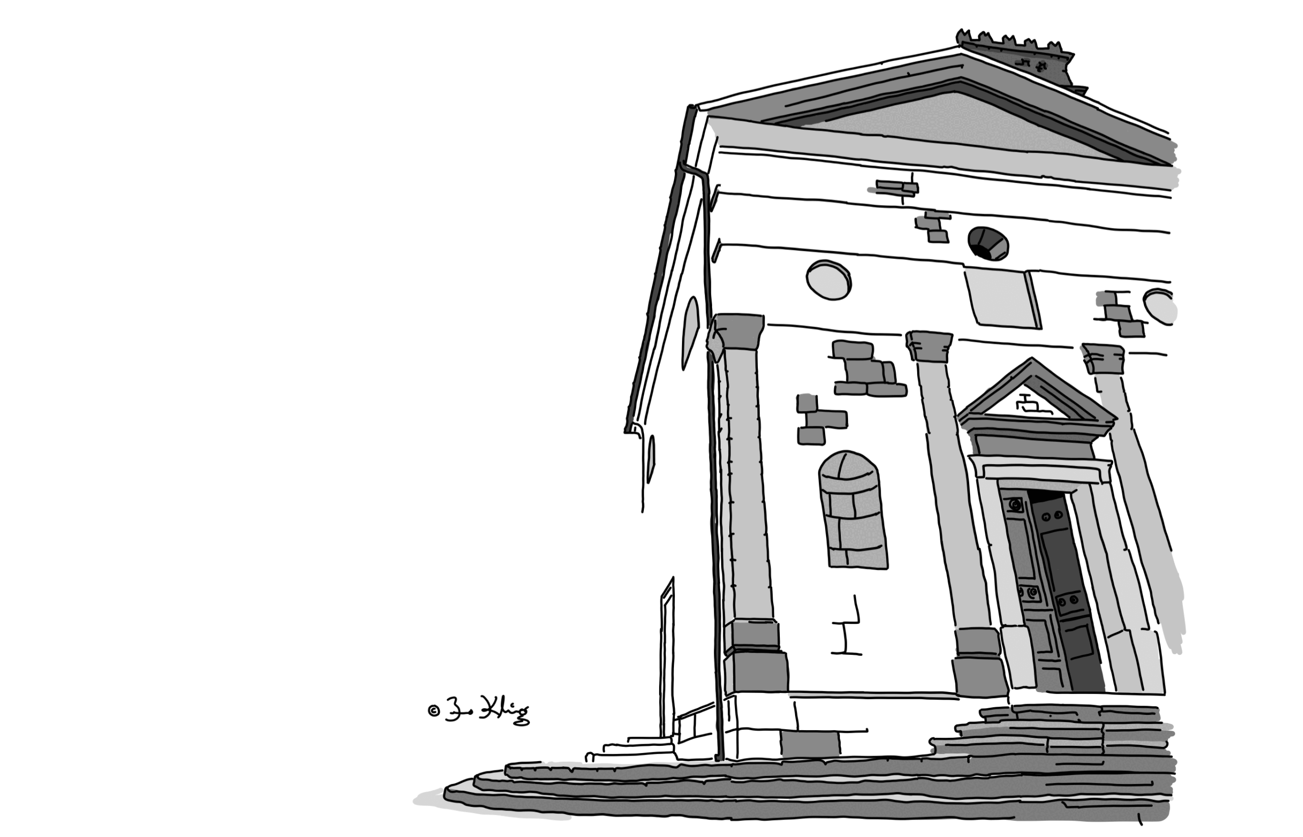 Illustration of Incino's church