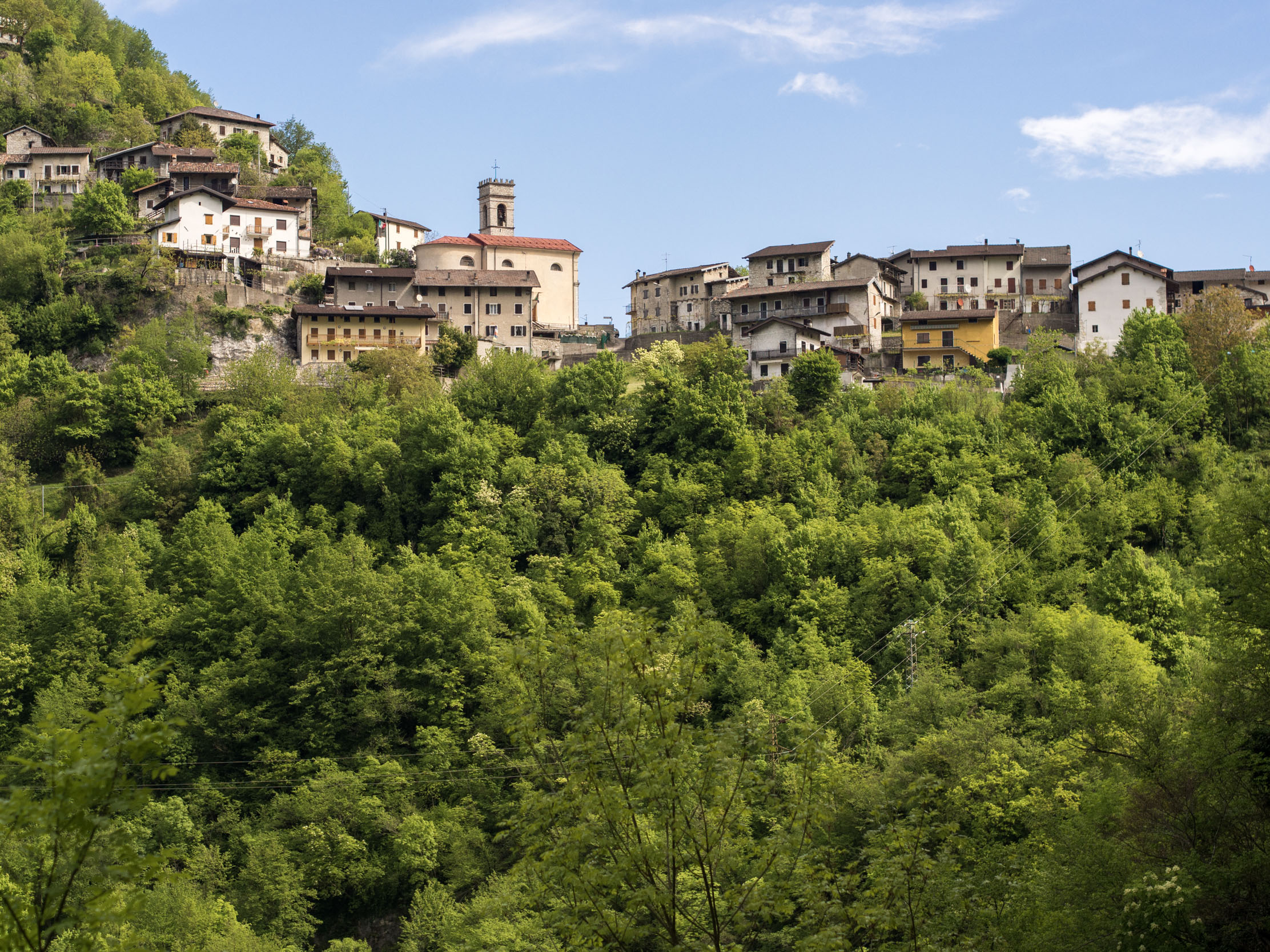 View of Incino from Monte Grappa